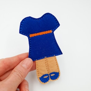 ITH Doll Dress Embroidery Design Felt Dress-Up Clothes Pattern 5x7 Hoop Digital Download