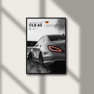 Speed and Elegance Combined: CLS 63 Automotive Art Print