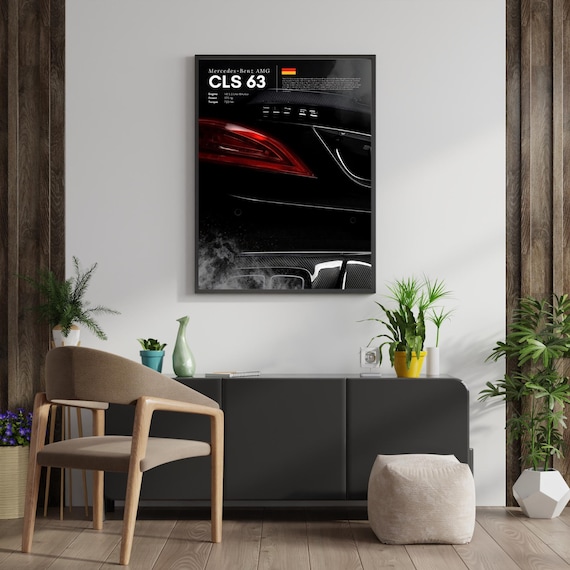 Poster Mercedes AMG Sur Toile 40x60 Cm - Décoration Murale Moderne Pour Chambre, Bureau | Impression Haute Qualité - 8