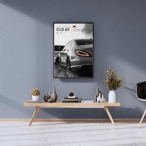 Speed and Elegance Combined: CLS 63 Automotive Art Print