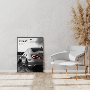 Speed and Elegance Combined: CLS 63 Automotive Art Print