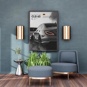 Speed and Elegance Combined: CLS 63 Automotive Art Print