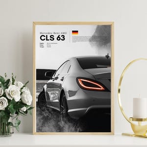 Speed and Elegance Combined: CLS 63 Automotive Art Print