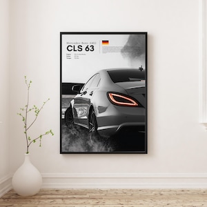 Speed and Elegance Combined: CLS 63 Automotive Art Print
