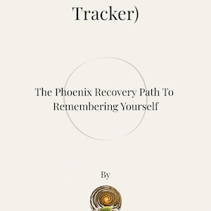 May include: A cream-coloured graphic with the text "Trigger Mapping (Urge Tracker)" at the top. Below, it reads "The Phoenix Recovery Path To Remembering Yourself." The image includes a circular design and the words "By Ash & Root."