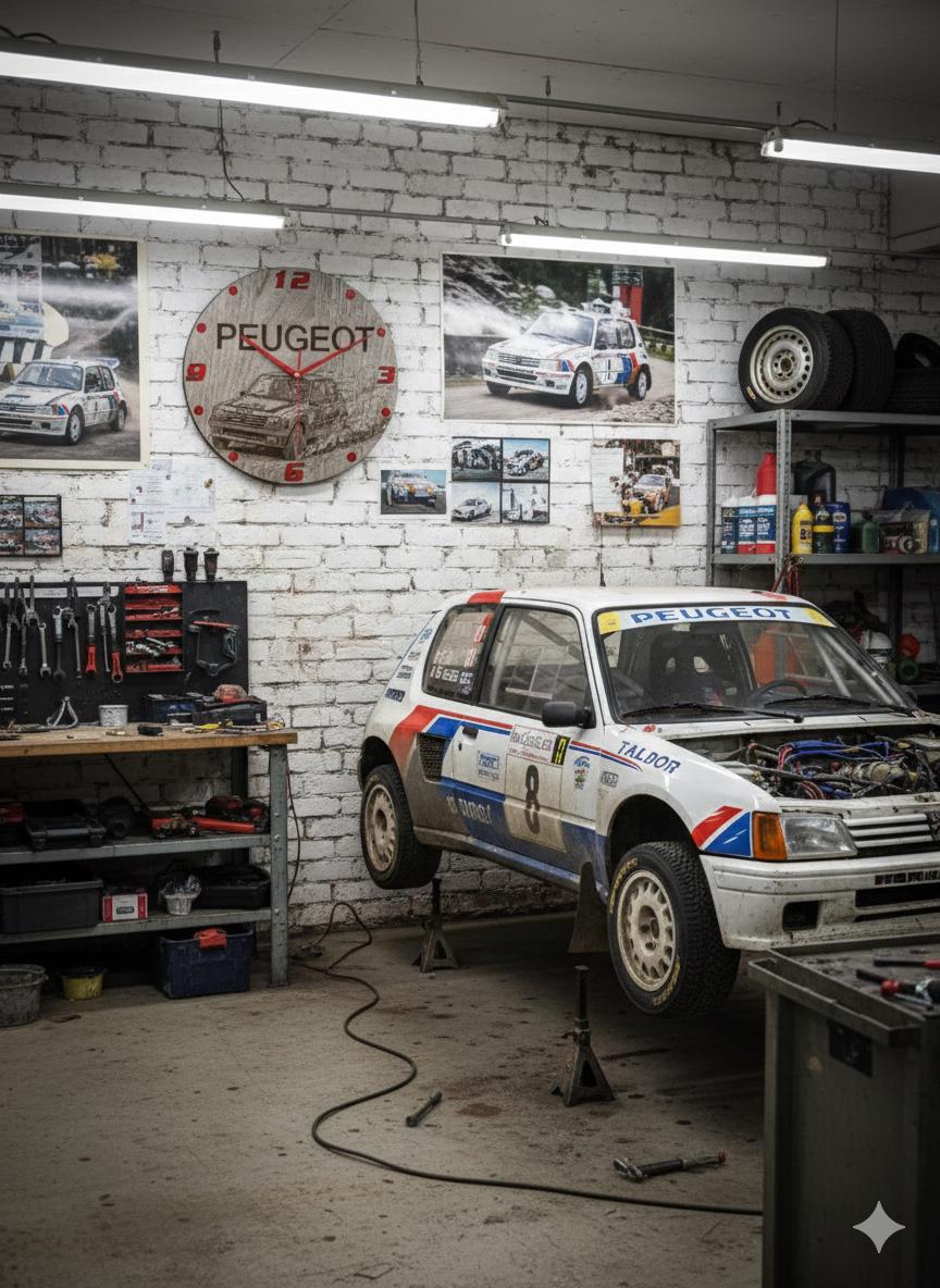 Affiche PEUGEOT 205 turbo 16 1986 à vendre