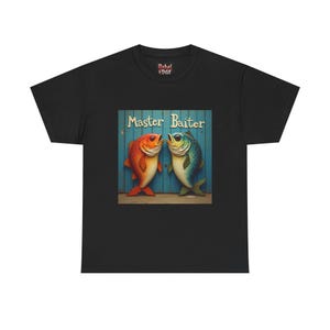 Master Baiter Graphic Tee - Fun Fishing Shirt, Gift for Anglers, Summer Casual Wear, Unique Fishing Humor, Fishing Lover Apparel