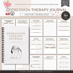 Depression Therapy Journal – Guided Mental Health & Anxiety Relief