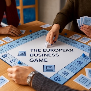 The European Business Game | Printable Strategy Board Game | Build Your Empire | Digital Download PDF