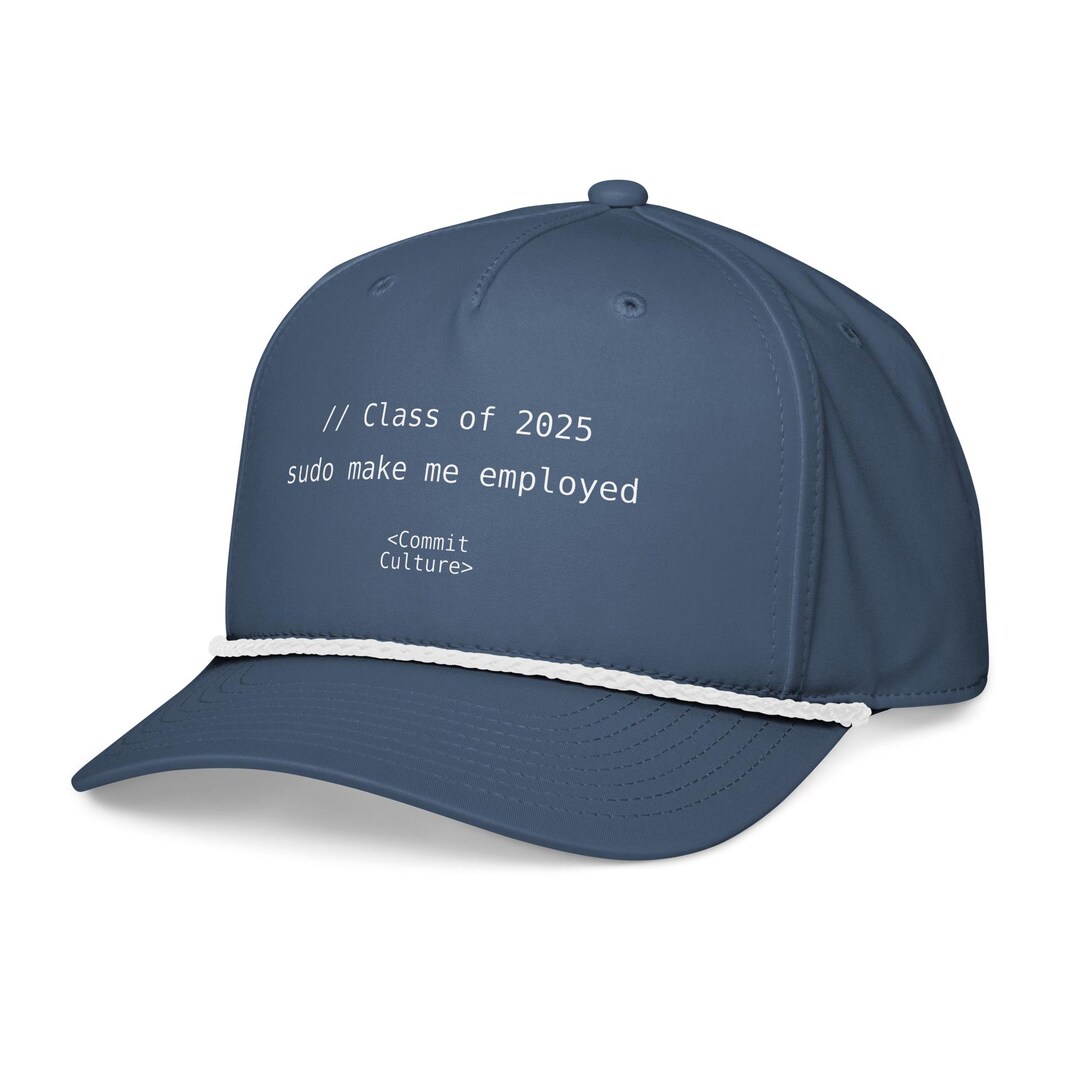 Graduation Rope Cap – Funny Programmer Hat – Coding Grad Gift – Sudo ...