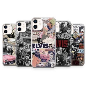 Elvis Presley Handyhülle Vintage The King Cover für iPhone 17, 16, 15, 14, 13, 12, 11, Samsung S25, S24, S23, A56, A36, A16, Pixel 10 Pro, 9