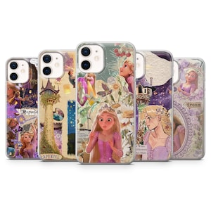 Tangled Phone Case Disney Princess Rapunzel Cover for iPhone 17, 16, 15, 14, 13, 12, 11, Samsung S25, S24, S23, A56, A36, A16, Pixel 10, 9A