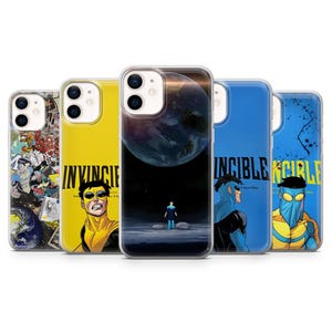 Custodia per telefono Invincible Omni-Man Supereroe Cover per iPhone 16, 15, 14, 13, 12, 11, Samsung S25, S24, S23, A56, A36, A16, Pixel 9Pro, 8