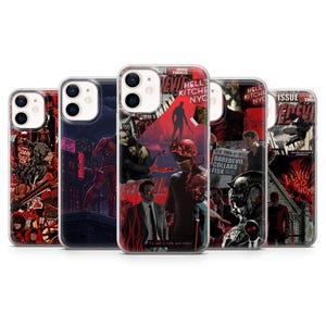 Funda de teléfono Matt Murdock Daredevil Marvel para iPhone 16 Pro, 15, 14, 13, 12, 11, Samsung S25, S24, S23, A56, A36, A16, Pixel 9Pro, 8