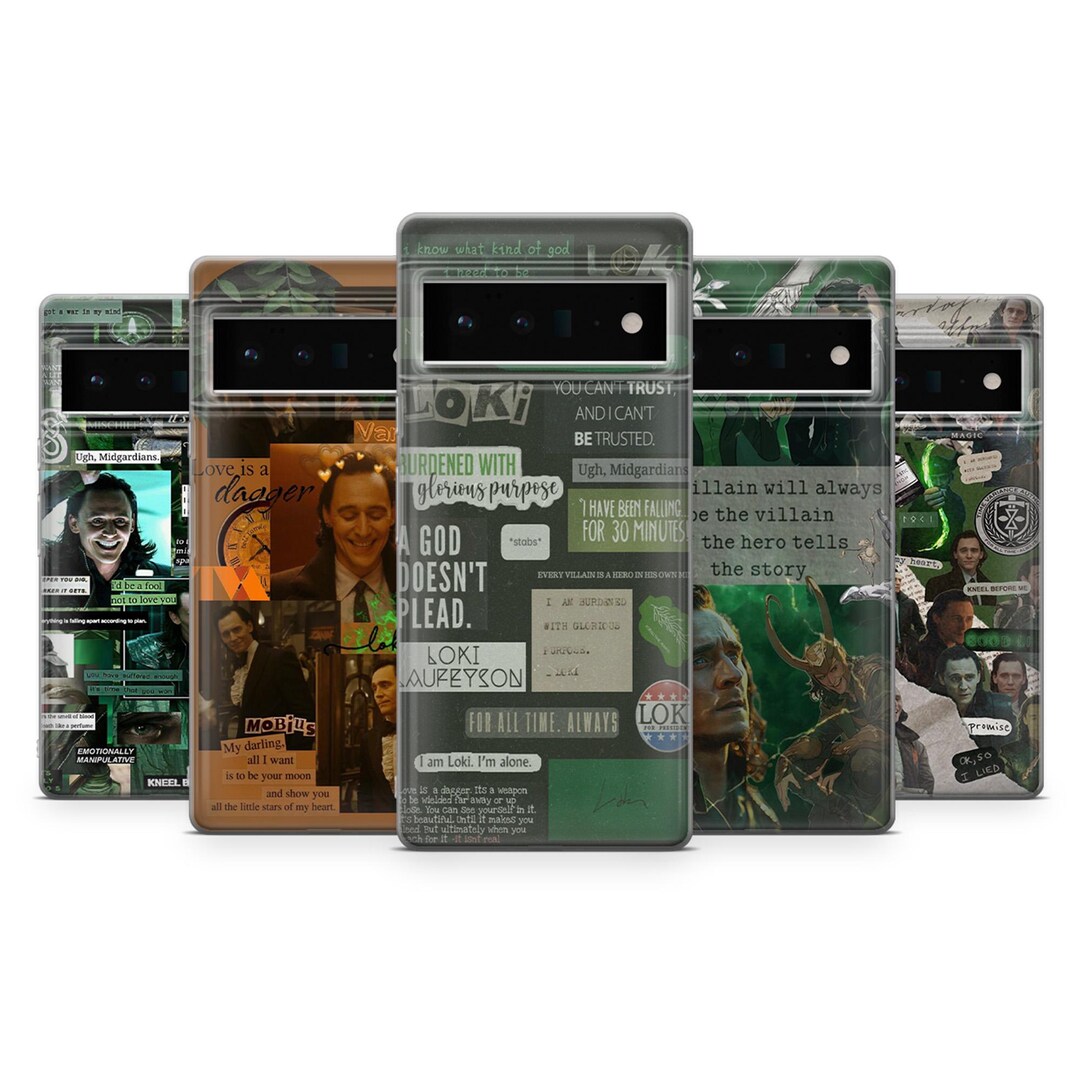 Loki Phone Case God of Mischief Trickster Cover for Google Pixel 10, 9A, 8,  7, 6A, Samsung S25, S24, S23, A25, A15, A55, iPhone 17 Pro, 16e