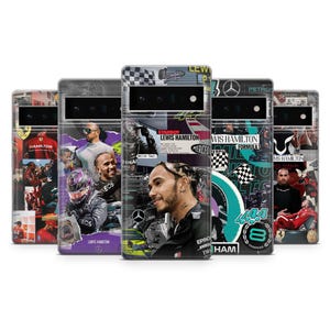Lewis Hamilton Phone Case Racing Legend Cover for Google Pixel 10, 9A, 8, 7, 6A, Samsung S25, S24, S23, A25, A15, A55, iPhone 17 Pro, 16e