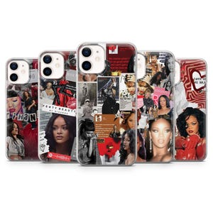 Rihanna Handyhülle Music Icon Fashion Queen Cover für iPhone 16 Pro, 15, 14, 13, 12, 11, Samsung S25, S24, S23, A56, A36, A16, Pixel 9Pro, 8