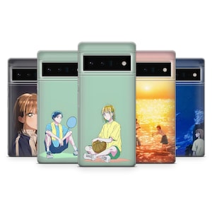 Blue Box telefoonhoesje Romance High School Cover voor Google Pixel 9, 8Pro, 8, 7, 6, Samsung S25, S24, S23, A25, A15, A55, iPhone 16Plus, 15