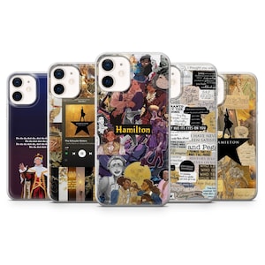 Hamilton Phone Case Miranda Musical Cover for iPhone 17, 16, 15, 14, 13, 12, 11, Samsung S25, S24, S23, A56, A36, A16, Pixel 10, 9A, 8