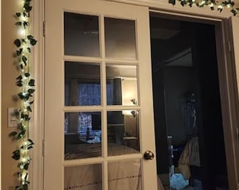 Fairy Light Vine with Remote | 33ft Ivy String Lights 100 LED Warm White | Leaf Garland Lights for Bedroom, Wall, Wedding, Garden, Party