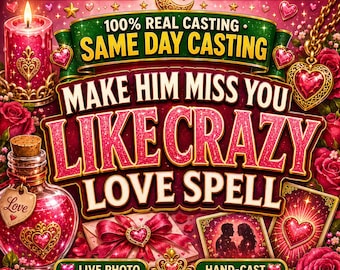 SAME DAY Make Him Cry and Beg For You Spell | Obsession Binding Ritual | Trigger Deep Regret, Longing & Chase Energy | Works Fast