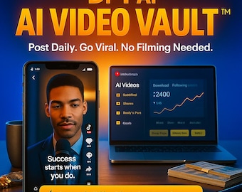 700+ Done For You Viral AI Videos for TikTok, Reels & YouTube Shorts | DFY Business, Ready-to-Post Motivation Content Pack Creators