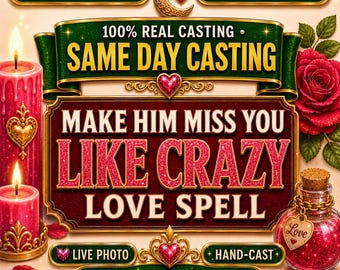 SAME DAY Make Him Cry and Beg For You Spell | Obsession Binding Ritual | Trigger Deep Regret, Longing & Chase Energy | Works Fast