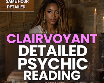 Clairvoyant Reading Same Hour, Fast & Honest Psychic Reading, Love Insight, Medium Reading, Same Hour General Spiritual Guidance