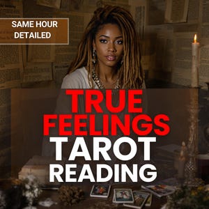 True Feelings & Exact Thoughts Tarot Reading | Same Hour Delivery | Psychic Love Reading | Telepathic Relationship Insight, Clairvoyant Read