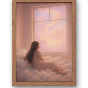 Dreaming in Pink | Digital File Art | Euphoric Clouds