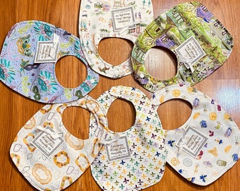 Mardi Gras Reversible Bib: 6 Choices to Pick From