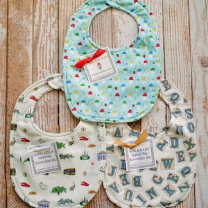 NOLA Themed Bib - Your Choice:  Snoball, Street Tiles and Icons