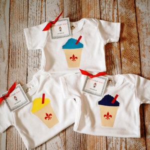 sNOLAball BABY Onesie or T-Shirt in Your Choice of Snowball Flavor