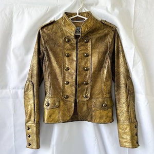 Leather Napoleon Jacket - Etsy