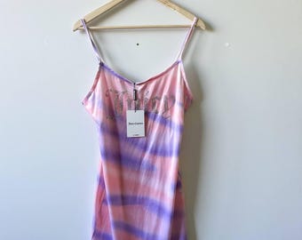 Juicy Couture Velour Strapp Pink Dress , y2k dress