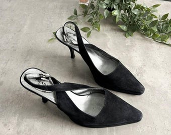 Prada Vintage zwarte dameshakken, maat EU35
