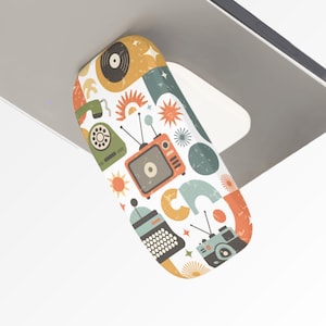 Retro 70s Phone Grip Holder and Stand for Any phone models- iPhone, Samsung Galaxy etc.