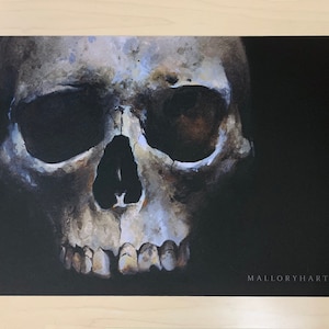Black Skull Playmat or Desk Mat