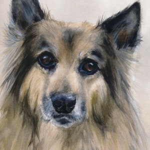 Custom Pet Portrait Realistic Watercolor Painting of Your Dog, Cat, or any Pet image 10