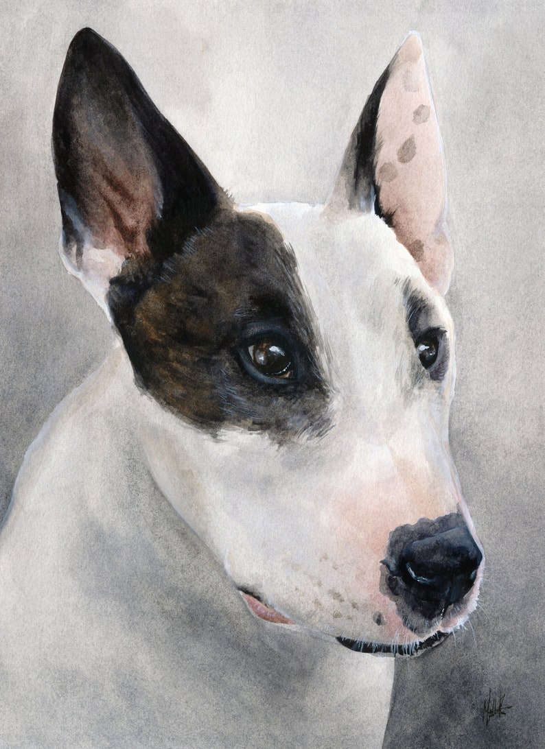 Custom Pet Portrait Realistic Watercolor Painting of Your Dog, Cat, or any Pet image 3