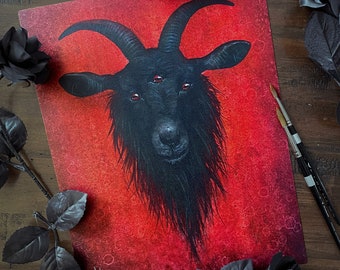 Three Eyed Goat Print 11" x 14"