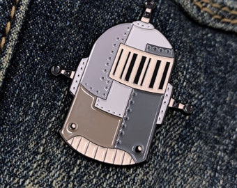 Robot Enamel Pin - 1.5"