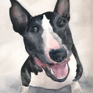 Custom Pet Portrait Realistic Watercolor Painting of Your Dog, Cat, or any Pet image 8