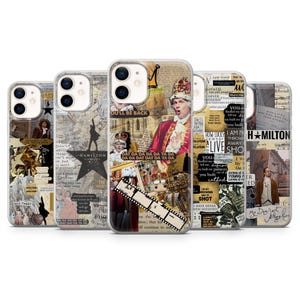 Hamilton Phone Case Broadway Aesthetic Cover for iPhone 17 Pro, 16, 15, 14, 13, 12, Pixel 10, 9, 8, Samsung S25, S24, S23, S22, A54, A35