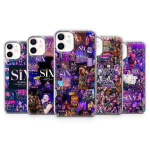 Custodia per telefono SIX Musical Broadway Music Cover per iPhone 16 Pro Max, 15, 14, 13, 12, 11, Pixel 9A, 8, 7, Samsung S25, S24, S23, S22, A54, A35
