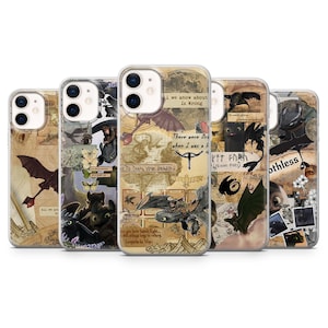 Custodia per telefono Toothless, motivo: drago Furia Notturna, per iPhone 16 Pro, 15, 14, 13, 12, 11, Pixel 9A, 8, 7, Samsung S25, S24, S23, S22, A54, A35