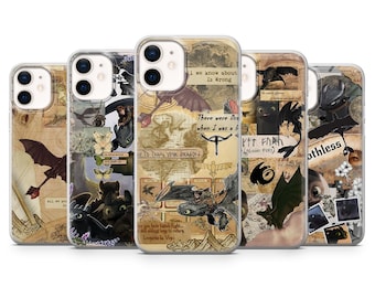 Toothless Phone Case Night Fury Dragon Cover for iPhone 16 Pro, 15, 14, 13, 12, 11, Pixel 9A, 8, 7, Samsung S25, S24, S23, S22, A54, A35