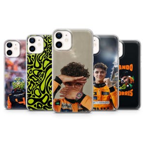 Coque de portable Lando Norris F1 Formula Sport pour iPhone 16, 15, 14, 13, 12, 11, Pixel 9A, 8Pro, 7, Samsung S25, S24, S23, S22, A54, A35