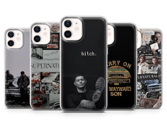 Funda para teléfono Supernatural Hunters Winchester para iPhone 17 Air, 16, 15, 14, 13, 12, Pixel 10, 9, 8, Samsung S25, S24, S23, S22, A54, A35