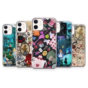 Etui na telefon Alicja w Krainie Czarów Biały Królik Pokrowiec na iPhone 16, 15, 14, 13, 12, 11, Pixel 9A, 8, 7, Samsung S25, S24, S23, S22, A54, A35